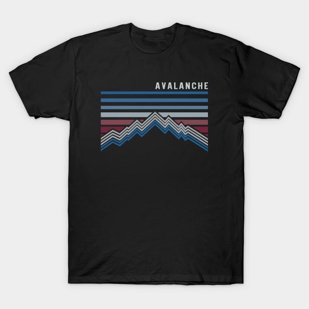 Colorado Avalanche Edit T-Shirt by cwijeta